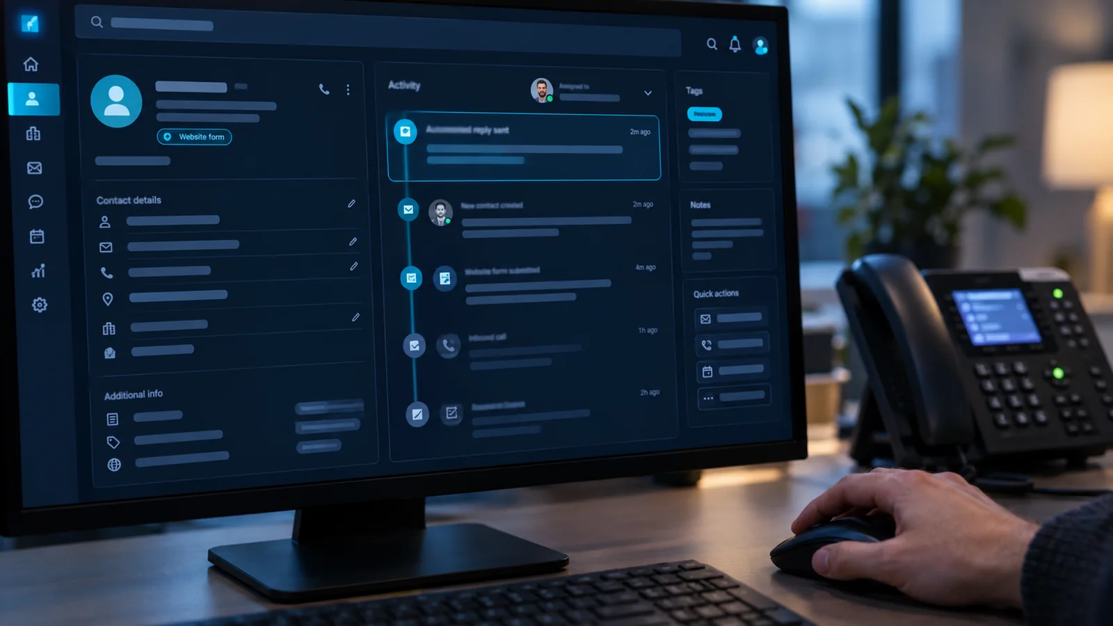Een CRM-record automatisch aangemaakt en verrijkt